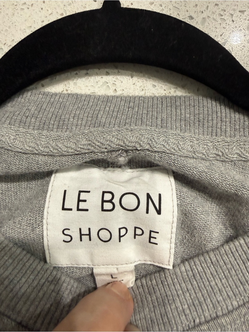 LE BON SHOPPE Everyday Maxi Shirt Dress - Grey Size L V1 - Picture 3 of 14